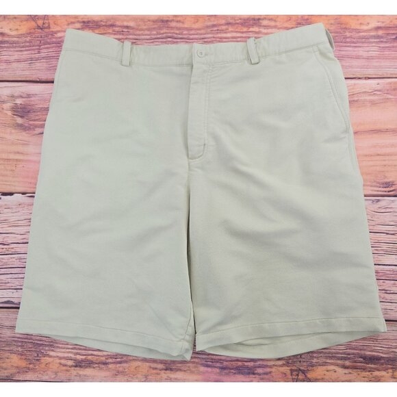 Nike Golf Dri-Fit Mens Beige Shorts 38 Textured fabric - Picture 1 of 8